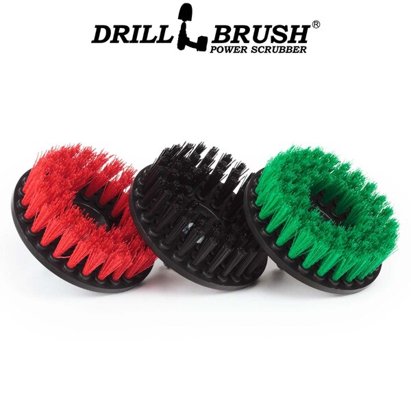 Construction Tools - Medium, Stiff, Ultra Stiff Scrub 3 Brush Kit